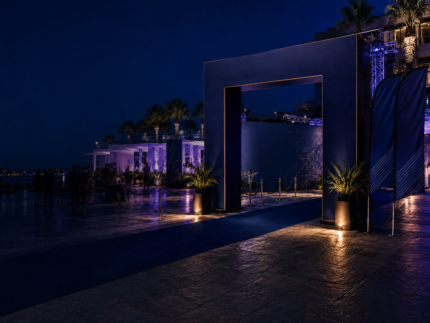Branding Materials (Arches,Backdrops, Flags) by All In One Media and Entertainments